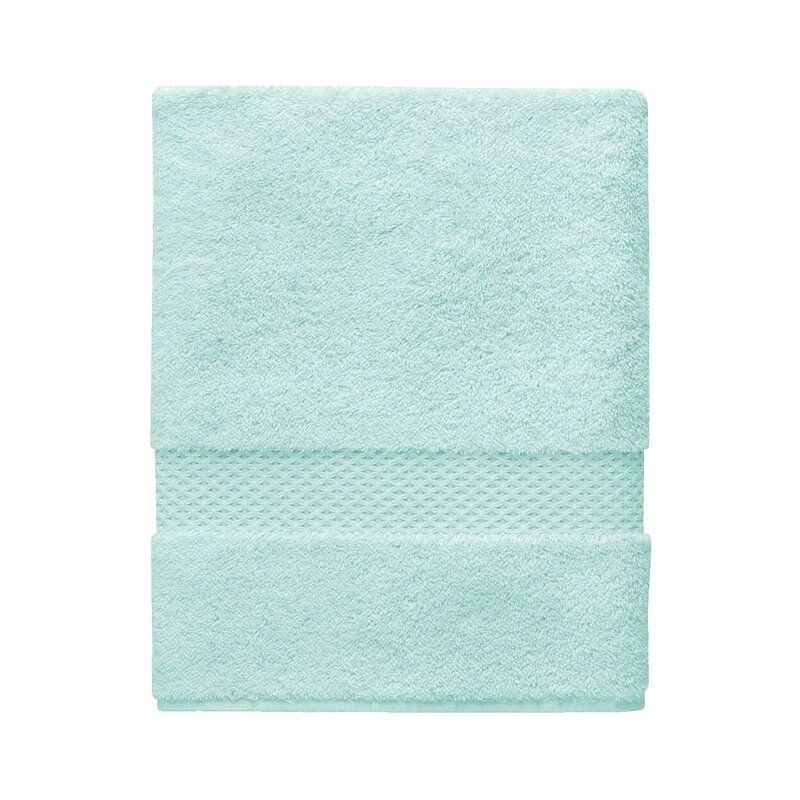 Yves Delorme Etoile Mitt Wash Cloth Cotton blend Washcloth (Set of 6) Color: Celadon