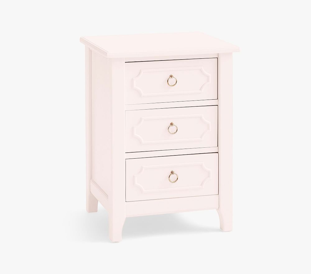 Ava Regency Nightstand, Blush Pink, InHome Delivery Pottery Barn