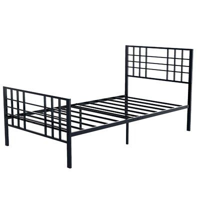 Black Metal Bed Frame Twin Size, Black Metal Twin Size Bed Frame