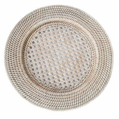 Walther Open Weave Rattan 12.5" Charger
