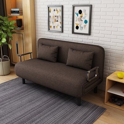 wide cushion sofa