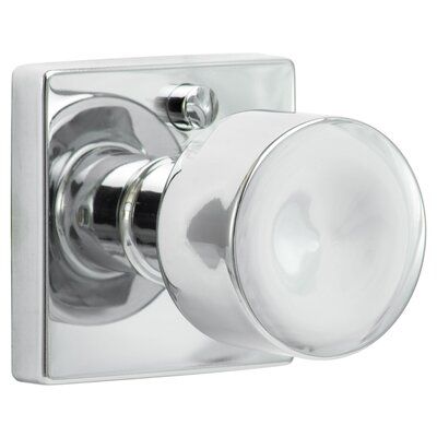 Wayfair Basics Orchard Hill Privacy Door Knob with Square Rosette