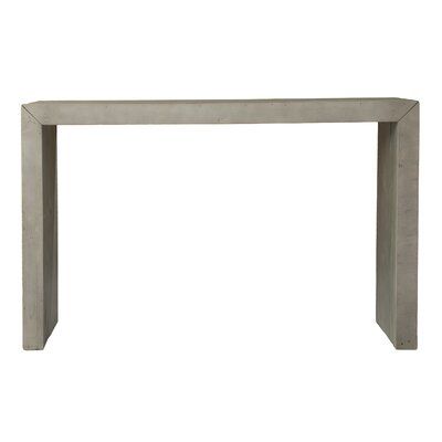Reclaimed Wood Console Table, Gray