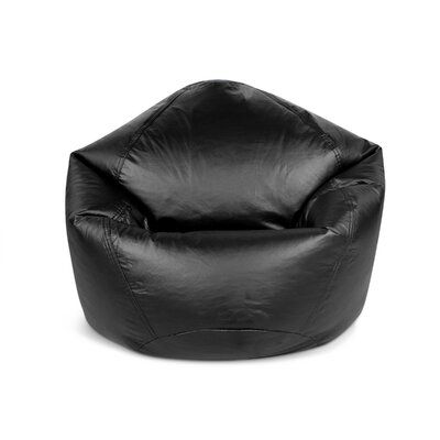 Faux Leather Bean Bag Chair Allmodern, White Faux Leather Bean Bag Chair