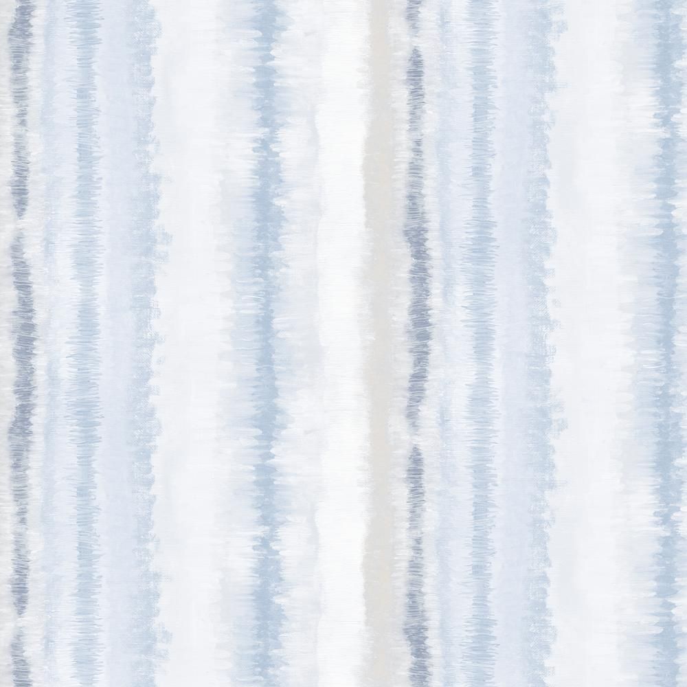 Norwall Frequency Stripe Wallpaper in Grey, Blue & Beige, Blue/ Beige/ Lapis Blue/ Dusty Grey