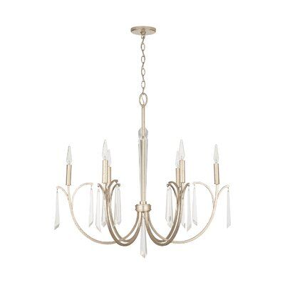 Mathilde 6 - Light Candle Style Classic Chandelier