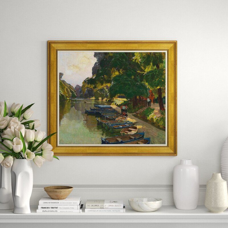 Soicher Marin 'Along the Seine' Picture Frame Painting