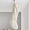 Cozy Cable Knit Christmas Stocking, Ivory