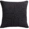 Clique Pillow, Down-Alternative Insert, Black, 20" x 20"