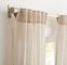 Sheer European Flax Linen Curtain, Natural Flax, 48"x84"