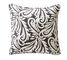 Wynnfield Paisley Print Pillow Cover, 20", Black/Ivory