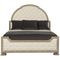 Sarabeth Modern French Tufted Upholstered Wood Bed - King