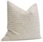 Labyrinth Linen Pillow, Oyster, 20" x 20"