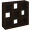 36 in. W x 36 in. H Espresso (Brown) Stackable 9-Cube Organizer