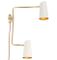 Cypress Double Swing Arm Sconce Plug-In