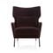 Alex Accent Chair, Bordeaux Velvet