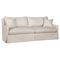 Vanguard Fisher Modern Classic Beige Slipcover Sofa