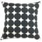Zooey Polka Dot Pillow Black - 18x18' -Down insert