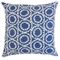 Gaerwn Geometric Pillow Navy - 18" x 18" with Polyester Insert