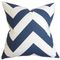 Eir Zigzag Pillow Blue - 18x18 With insert