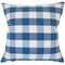 Yaritza Plaid Pillow Blue - 18x18 With insert
