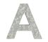 Galvanized Wall Letter, A