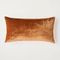 Lush Velvet Pillow Cover, 14"x26", Copper