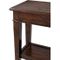 Theodore Alexander Village French Dark Antiqued Wood 3 Tier Console Table
