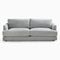 Haven Grand Sofa, Poly, Performance Basketweave, Alabaster, Concealed Supports