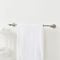 Modern Overhang Bathroom Collection, Towel Bar, 18", Brushed Nickel