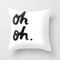 Oh Oh Couch Throw Pillow by Mareike BaPhmer - Cover (16" x 16") with pillow insert - Outdoor Pillow