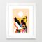 Colheita Framed Art Print by Willian Santiago - Vector White - X-Small-10x12