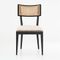 Libby Cane Dining Chair, Black