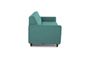 Green Korver Mid Century Modern Sleeper Sofa - Essence Aqua - Mocha