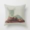 Resting Fawn Couch Throw Pillow by Andreas Lie - Cover (24" x 24") with pillow insert - Indoor Pillow