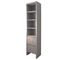 Gray Liland Vintage Storage Cabinet with Drawers