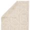 Sisal Bow Natural Trellis Square Area Rug, Ivory & Beige, 8' x 8'