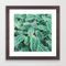 Pattern Of Leaves Framed Art Print by Cassia Beck - Conservation Walnut - X-Small-12x12