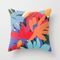 Where Flowers Blossom, So Does Hope. #painting #abstract Couch Throw Pillow by 83 Orangesa(r) Art Shop - Cover (20" x 20") with pillow insert - Outdoor Pillow