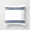 Band In Navy Couch Throw Pillow by Becky Bailey - Cover (20" x 20") with pillow insert - Indoor Pillow