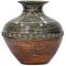 HomeRoots Shelly Brown and Gold Bamboo Decorative Vase