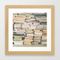 Books, Pages, Stories Framed Art Print by Olivia Joy St.claire - Cozy Home Decor, - Conservation Natural - X-Small-12x12