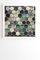 1p Rugged Marble Blue Green by Monika Strigel - Framed Wall Art Basic White 24" x 36"