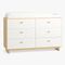 Cora Carved Changing Table, Natural/Simply White, WE Kids
