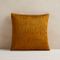 Plisse Pillow Cover, 18"x18", Golden Oak