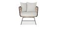 Onya Lounge Chair, Lily White