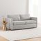 Harris Sleeper Sofa, Poly , Performance Twill, Dove, Concealed Supports