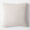 Lush Velvet Pillow Cover, 16"x16", Pearl Gray