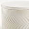 Fern Small White Ceramic Canister