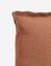 Arlo Linen Lumbar Pillow, Rust